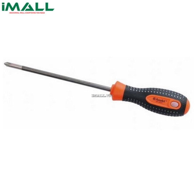 Tô vít bake cán cao su chấm bi (6x250mm) Asaki AK-6333