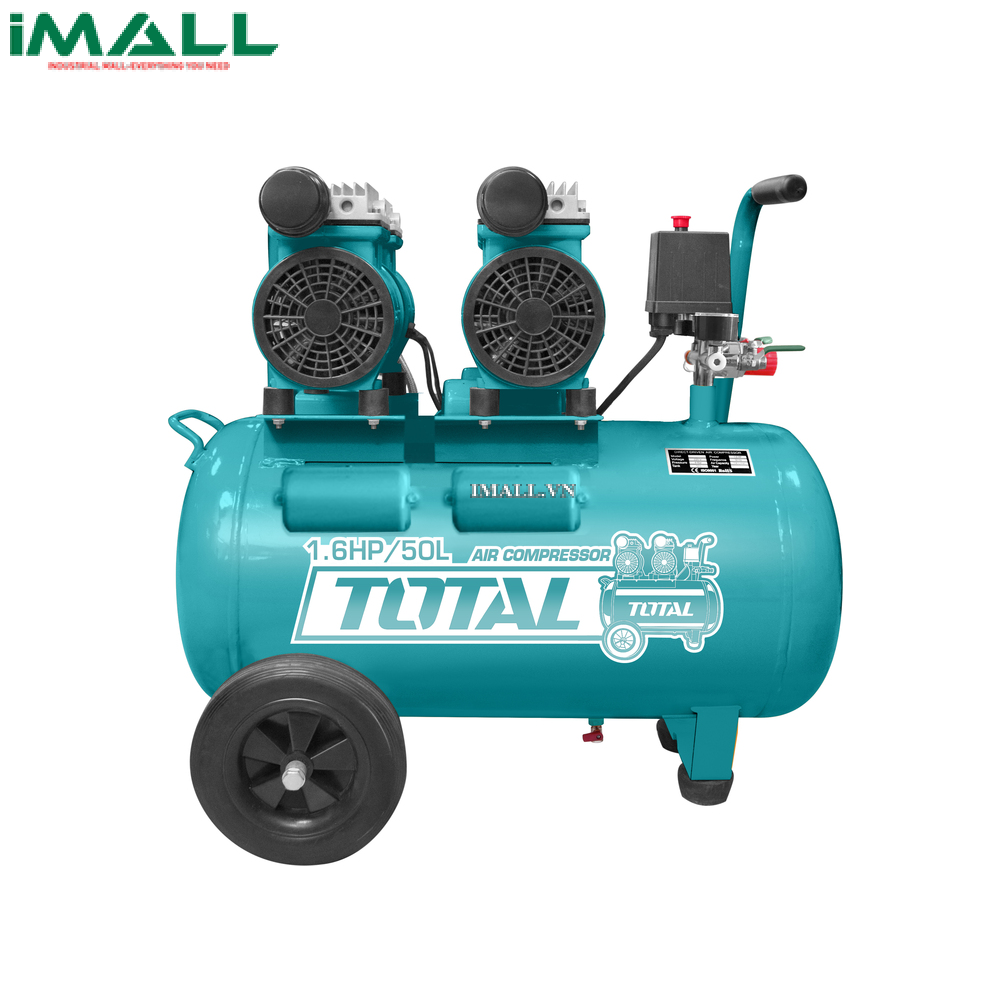 Máy nén khí không dầu 50 lít Total TCS2150502T (2x600W)
