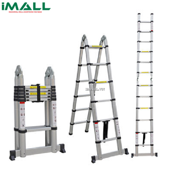 Thang nhôm rút chữ A Advindeq ADT707B