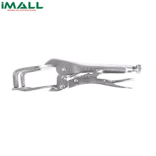 Kìm bấm hàn mỏ dẹp (10") INGCO HWP0210