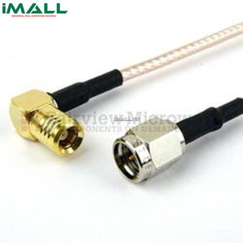 Cáp SMA Male - RA SMB Plug Fairview FMC0226315 ( RG-316 Coax; 2 GHz )