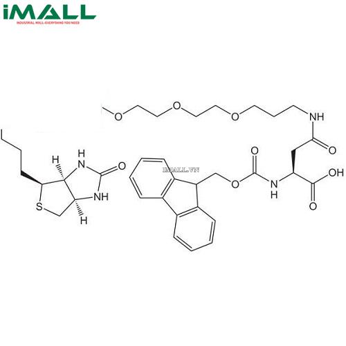 Hóa chất Fmoc-Asp(biotinyl-PEG)-OH (C₃₉H₅₃N₅O₁₀S; Chai thủy tinh 1 g) Merck 8521130001