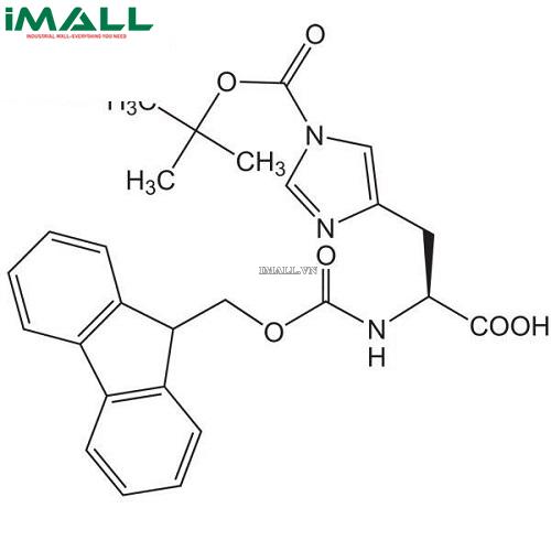 Hóa chất Fmoc-His(Boc)-OH MIDDOT CHA (C₂₆H₂₇N₃O₆ * C₆H₁₃N, Chai nhựa 5g) Merck 8520520005