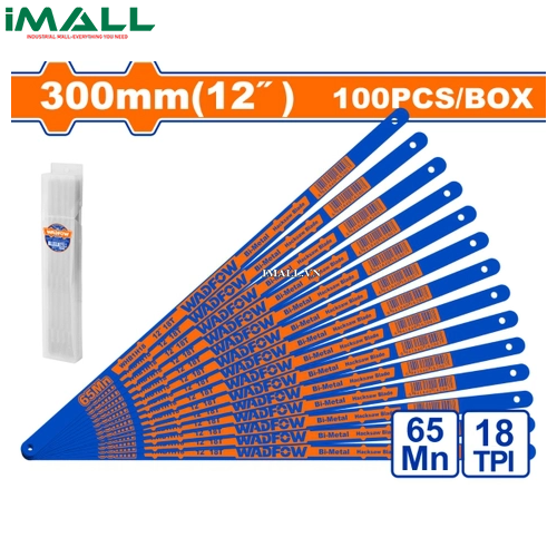 Lưỡi cưa khung cưa sắt 300mm 18T Wadfow WHB1H18