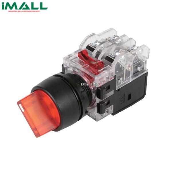 Công tắc 2 vị trí tự giữ Hanyoung nux MRT-T2A1A3Y (22mm đèn Vàng 380V)