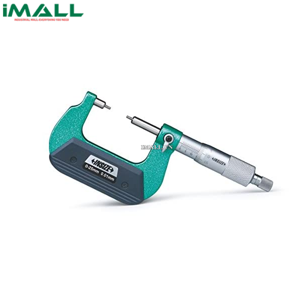 Panme đo rãnh INSIZE 3233-75A (50-75mm, 0.01mm)