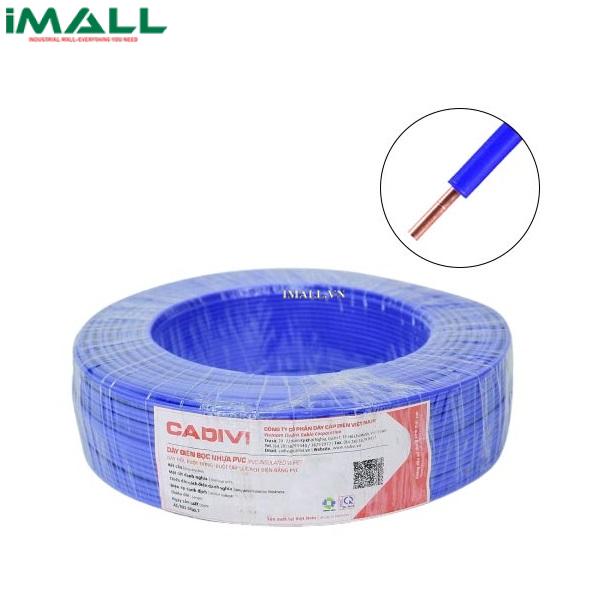Dây điện đơn cứng Cadivi VC-0.75 mm2 (Xanh) – 300/500V