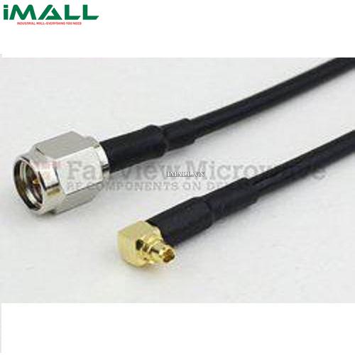 Cáp SMA Male - RA MMCX Plug Fairview FMC0219174 (RG-174 Coax; 0.5 GHz )