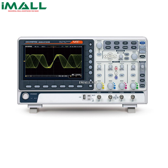 Máy hiện sóng GW INSTEK MDO-2204EX (200Mhz, 4 kênh, 1GSa/s, phân tích phổ, Phát xung, DMM)