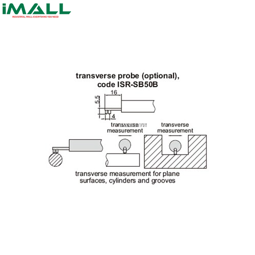 Đầu do ngang INSIZE ISR-SB50B ( dùng cho ISR-S1000B)