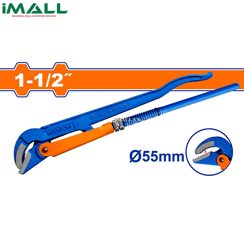 Cờ lê mở ống 45 độ hạng nặng Thụy Điển 1"-1/2" Wadfow WPW3115
