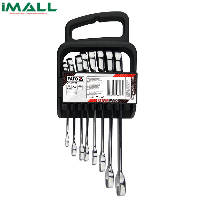 Bộ cờ lê đảo chiều 8 chi tiết Yato YT-16736 (8-18mm)