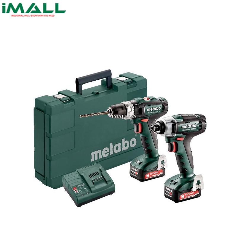 Bộ máy khoan + máy bắt vít không dây METABO COMBO SET 2.7.2 12 V (SB+SSD) (685167000)