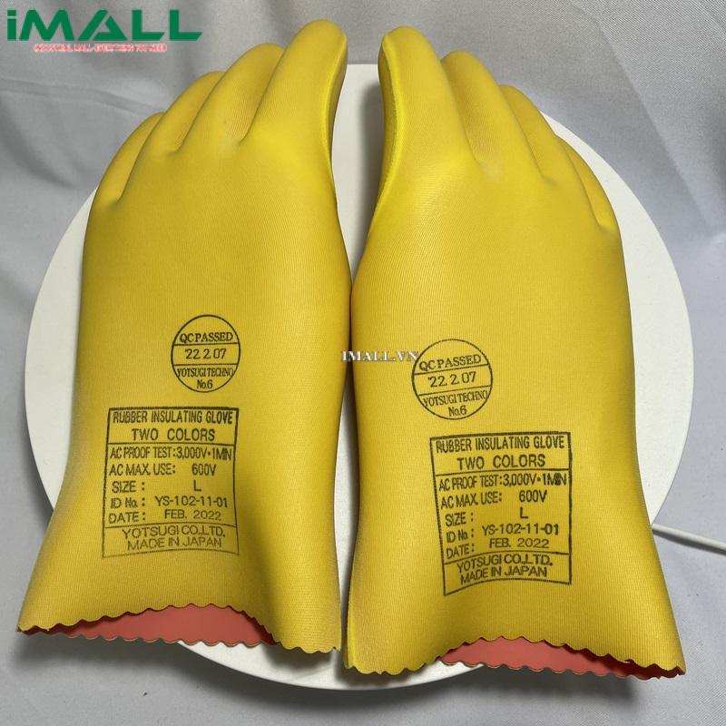 Găng tay cách điện hạ áp YOTSUGI YS-102-11-01 (600V, SIZE L)