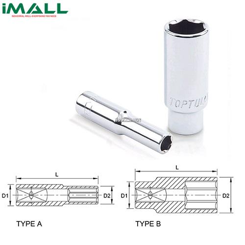 Tuýp lục giác dài 1/4" TOPTUL BBEE0805