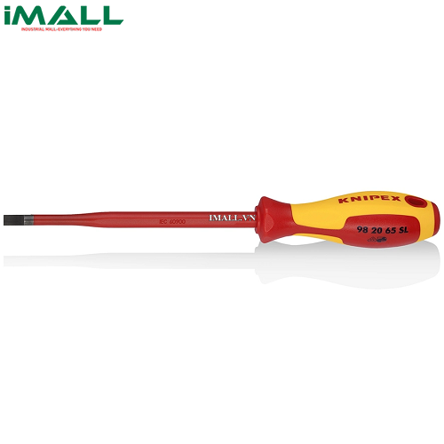 Tua Vít Mũi Dẹp 6.5mm Thiết Kế Slim cách điện 1000V Knipex 98 20 65 SL