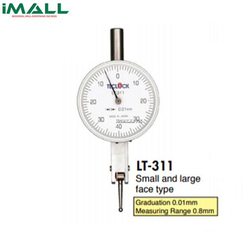 Đồng hồ so chân gập TECLOCK LT-311 (0.8mm/0.01mm)