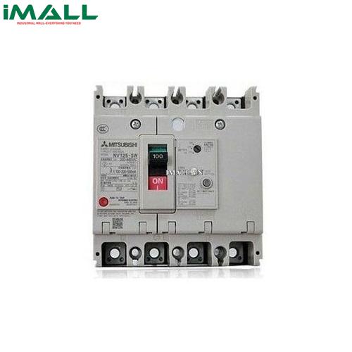 Cầu dao chống giật (ELCB) Mitsubishi NV125-SV 4P 75A (30kA 30mA)