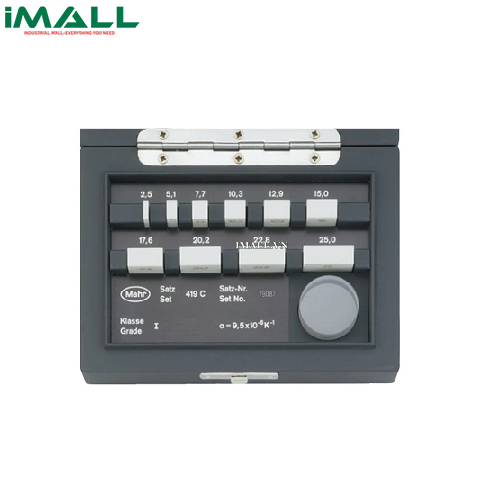 Bộ căn mẫu sứ (419 C; Dung sai cấp 1) Mahr 4800090