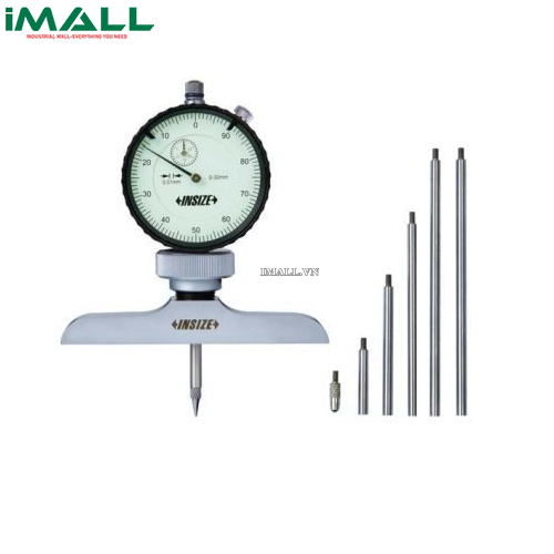 Thước đo độ sâu đồng hồ INSIZE 2342-202 (0-300mm/0.01mm)