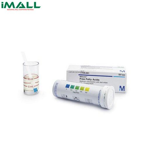 Free Fatty Acids with test strips 0.5 - 1 - 2 - 3 mg/g KOH MQuant® (Hộp đựng 100 cái) Merck 1170460001