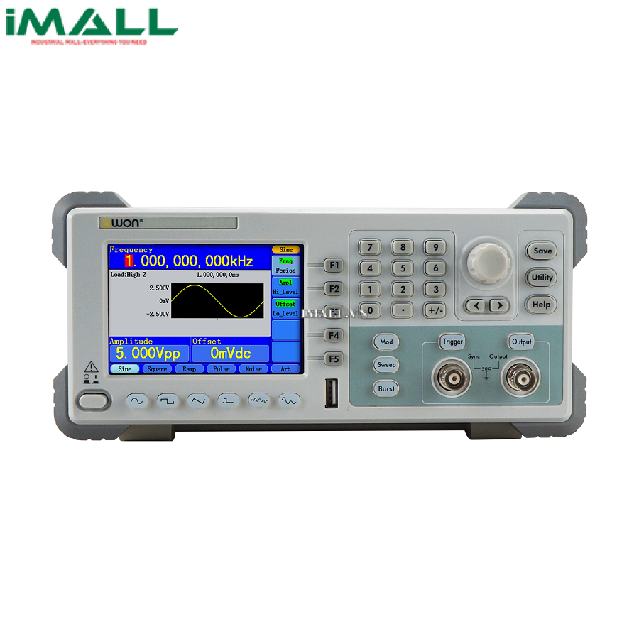 Máy phát xung tùy ý Owon AG4081 (80MHz, 1 kênh)