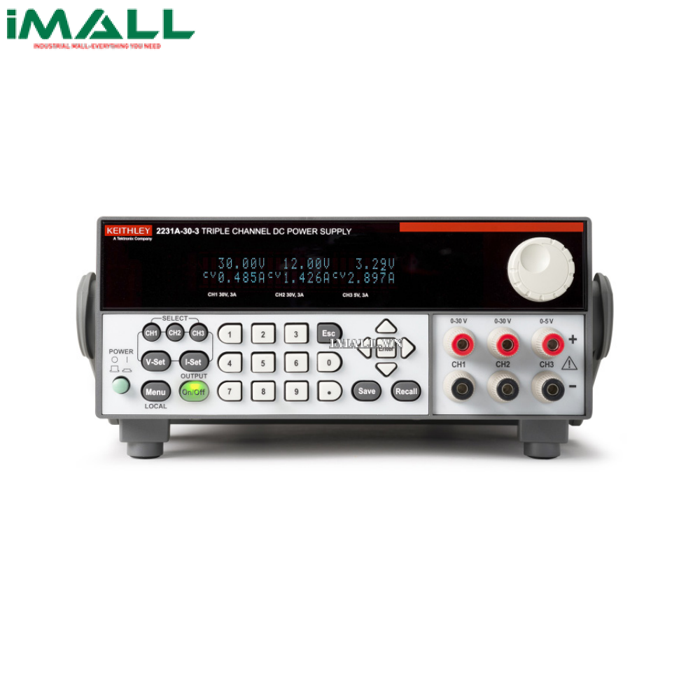 Nguồn một chiều DC KEITHLEY 2231A-30-3 (0-30V, 3Ch, 195W)