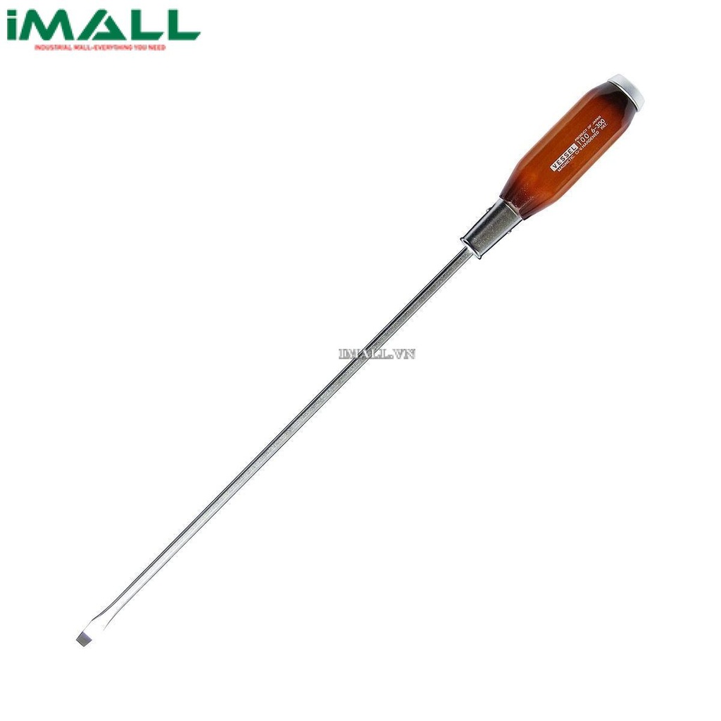 Tô vít 2 cạnh cán gỗ Vessel 100 (6x300mm)