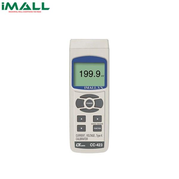Máy hiệu chuẩn dòng điện/điện áp/nhiệt độ kiểu K Lutron CC-423 ( 0-24 mA, -199.9 mV ~ +199.9 mV)