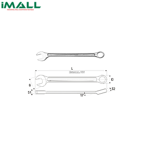 Cờ lê vòng miệng hệ mét Yato YT-5018 (24mm)
