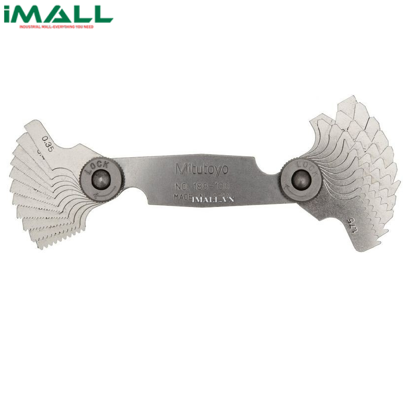 Bộ dưỡng đo ren Mitutoyo 188-102 (4-60 TPI/ 28 lá)