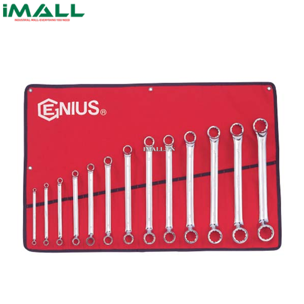 Bộ cờ lê hai đầu tròng loại bóng 13 chiếc hệ mét GENIUS DE-713M (6~32mm)
