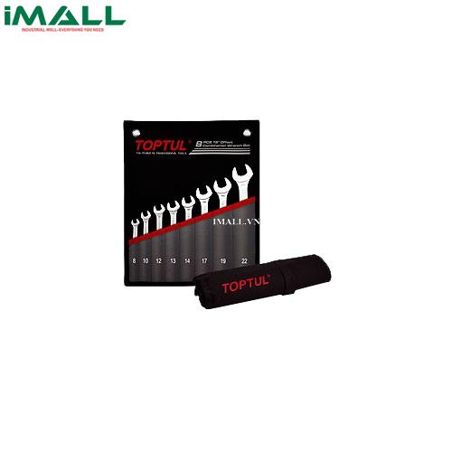 Bộ cờ lê đầu tròn đầu hở 15 độ 8 món (AABW: 8~22mm) TOPTUL GPCW0801