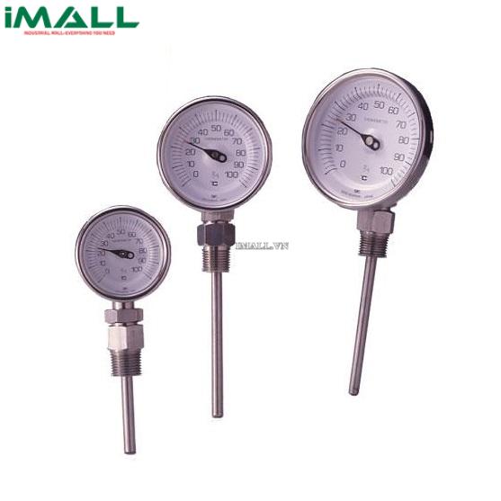 Đồng hồ đo nhiệt độ lưỡng kim skSATO BM-S-90S (2495-B, Đầu đo dưới)