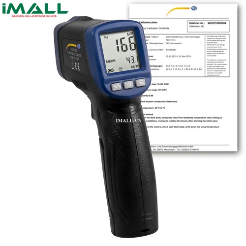 Máy đo độ dày lớp phủ (0 ~1500 µm; kèm Certificate ISO) PCE CT 25FN-ICA