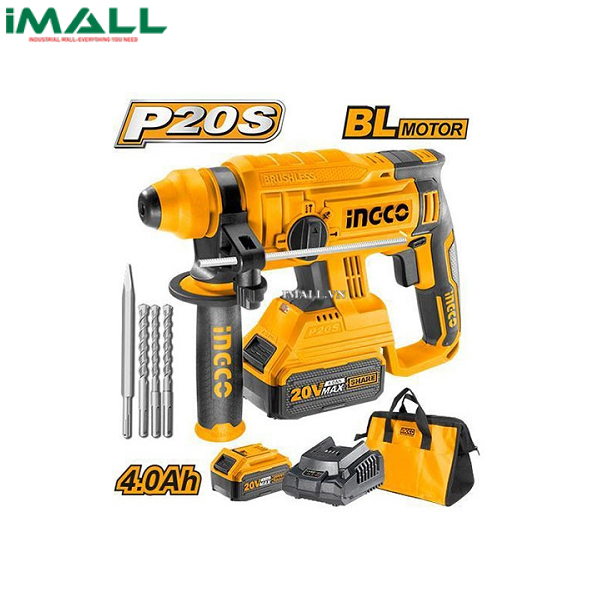 Máy khoan bê tông dùng pin Ingco CRHLI22012 (20V)
