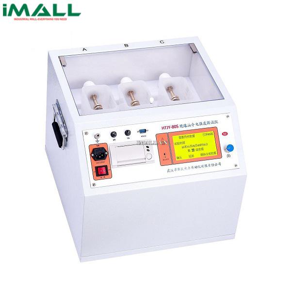 Thiết bị kiểm tra độ bền dầu cách điện tự động Wuhan HTJY-80S (3 cốc, 80kv)