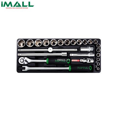 Bộ tuýp bông 1/2" hệ inch 25 món TOPTUL GCAT2510