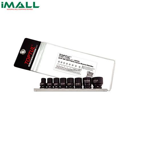 Bộ đầu tuýp lục giác 3/8 inch 8 món toptul GDAG0801