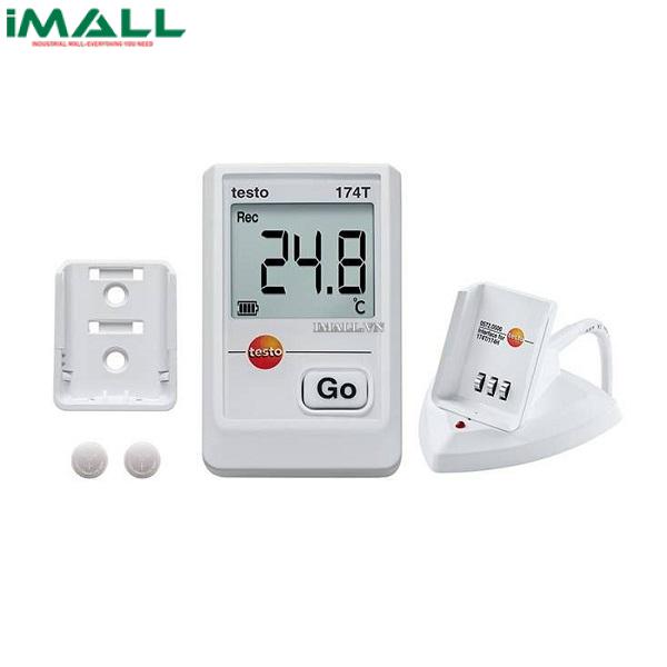 Bộ ghi dữ liệu nhiệt độ mini TESTO 174T Set (0572 0561,-30 đến +70 °C, IP65, cáp USB)