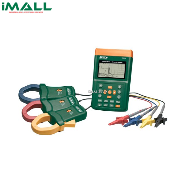 thiết bị phân tích công suất, sóng hài Extech 382096 (kèm kìm đo 1000A, 220V)