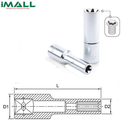 Tuýp sao dài 1/4" TOPTUL BAEH0810