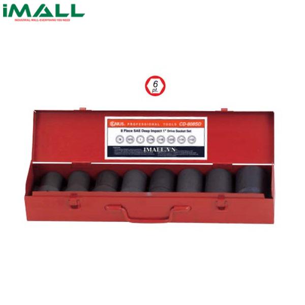 Bộ Khẩu Loại Dài Dùng Cho Súng 1'' GENIUS CD-808SD (8 Chiếc 7/8"~1-1/2")