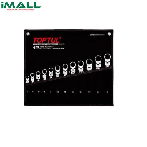 Bộ cờ lê đổi chiều 12 chi tiết (AOAD: 8 ~ 19mm) TOPTUL GPAQ1204