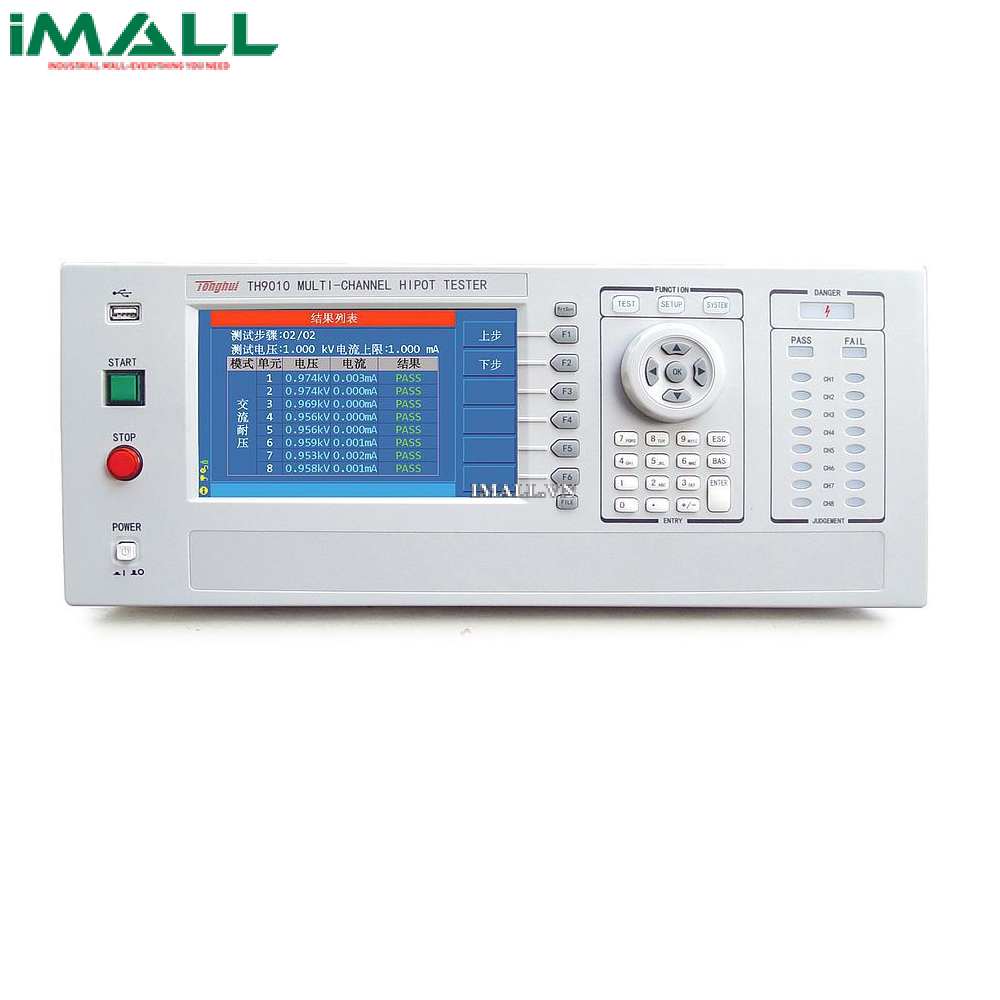Máy kiểm tra Hipot Tonghui TH9010 (AC: 0.10kV — 5.00kV; DC 0.10kV — 6.00kV)