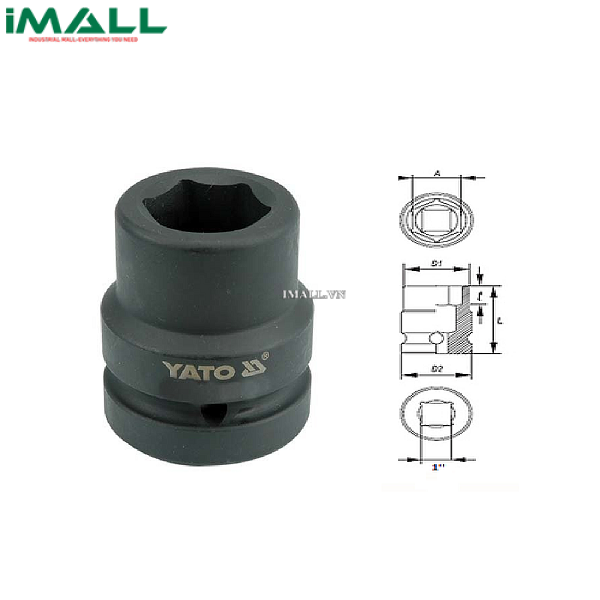 Khẩu mở ốc cho súng Yato YT-1182 (1", 26mm)
