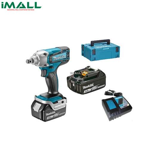 Máy siết bu lông dùng pin Makita DTW190RFJX (18V, 3Ah)