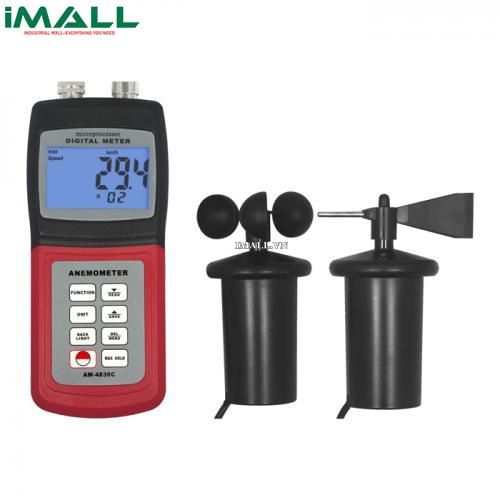 Máy đo tốc độ, hướng gió dạng cốc Total Meter AM-4836C
