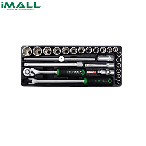 Bộ tuýp bông 1/2" - 25 món (Hệ mét) TOPTUL GCAT2508