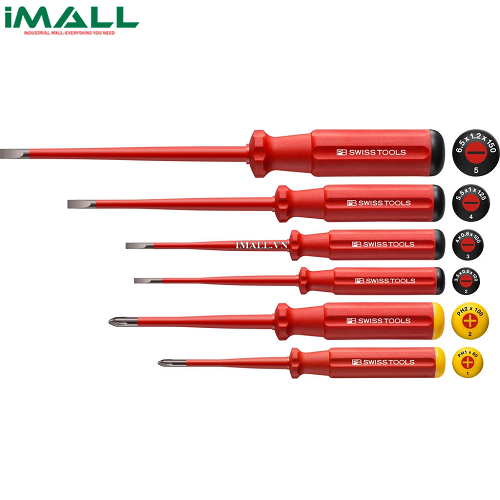 Bộ Tô Vít Cách Điện Mũi Slim Thon Gọn 1000 Volt 5542.SL PB Swiss Tools PB 5542.SL